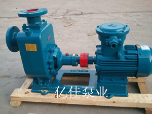 两台50CYZ-20自吸式离心泵发往威海市